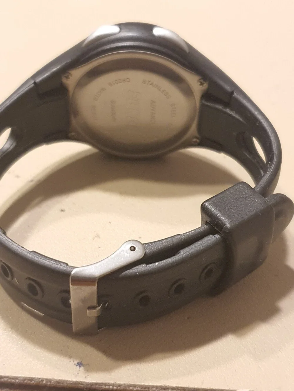 10/$20 Advance Surge Silver/Black Digital Alarm Chrono Men's Watch